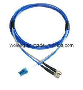 ST-LC Outdoor Armored Fiber Optic Jumper (patch cord, connector)