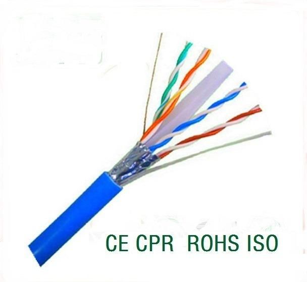 Cat5e 4pair Add 2c Power Wire Add Steel Wire Network Cable Cat5e CAT6