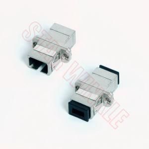 Fiber Optic SC Adapter, Metal, Simplex, RoHS