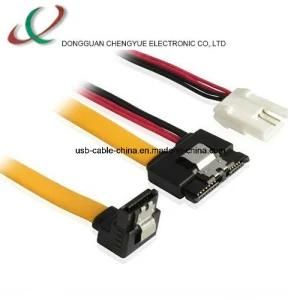 SATA-08 SATA Data Cable-Slim SATA 13pin-SATA 7pin 90 &Power Cable