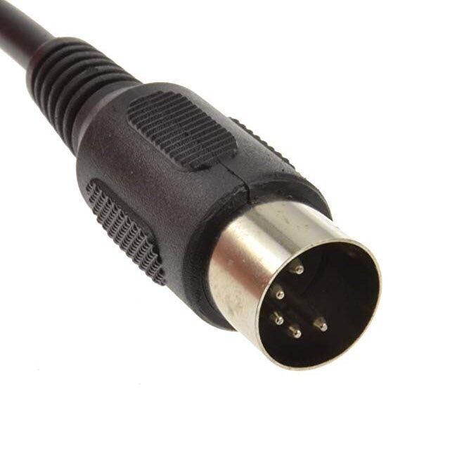 MIDI DIN 5pin Male Plug to 4X3.5mm 1/8 Jack Mono Audio Cable Adapter