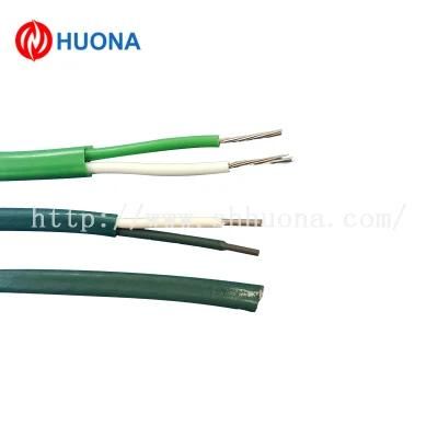 Green-White PTFE Insulated Type K Thermocouple Wire