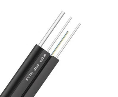 High Quality Duplex Indoor 4 Steel Wire FTTH Drop Cable Gjxh/GJXFH Cable Bow-Type Drop Optical Fiber Cable