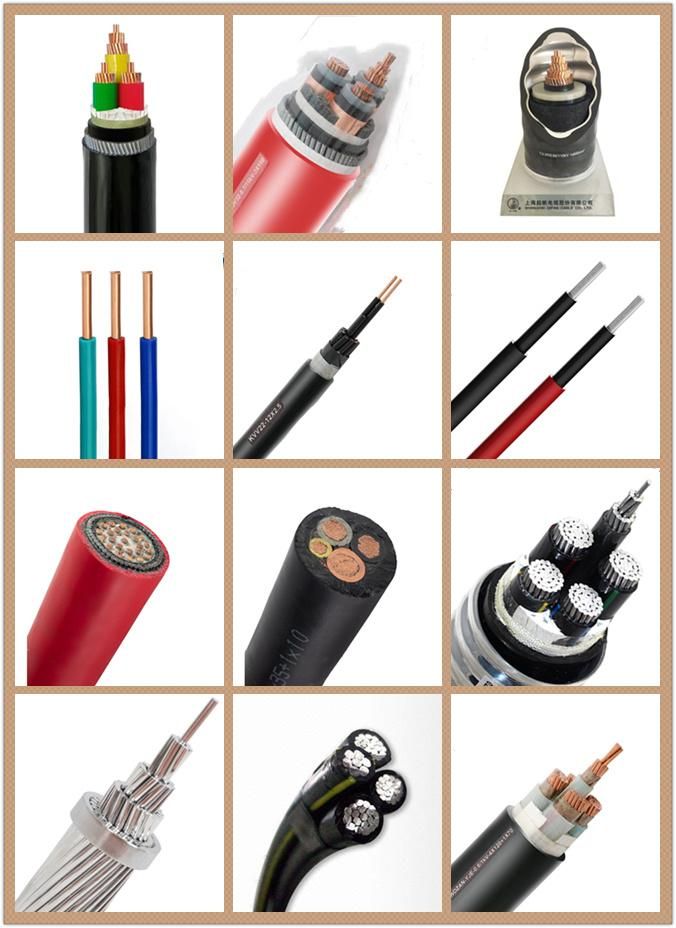 600/1000V Underground Cable Cu/XLPE/PVC/Swa/PVC Steel Wire Armoured XLPE Power Cable