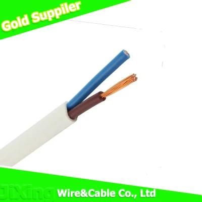 BVVB 2*2.5 Sqmm White Sheath Flat Electric Cable