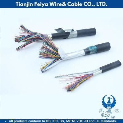 PVC H07rn-F PE Insulating Aluminum Sheath Double Steel Tape Armor PE Long-Distance Symmetric Low Frequency Communication Cable Signal Cable