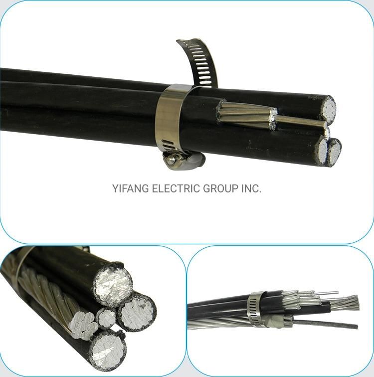 Torsade Cable 4X16mm2 Aluminum Overhead Cable ABC Conductor Preassemble Cable