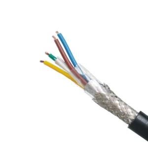 Rvvp 4*1.00mm&Sup2 * 112braid 4-Core Extruded Solid Double-Shielded Power Cable