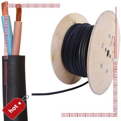 Flexible Copper/CCA Rubber Insulation Cold Resistant Twisted Resistant Electric Wind Cable