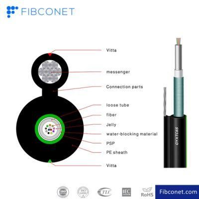 Aerial/Duct Stranded Steel Wire Fiber Optical Cable GYTC8S