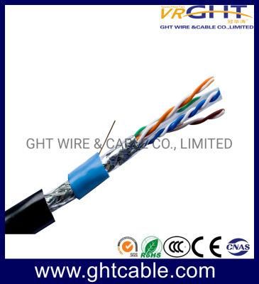 Outdoor SFTP Cat6e Data Cable with RoHS CCC SGS Ce ISO9001