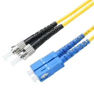 Stu-Scu Patch Cord in Communication Cables Duplex Sm 0.9mm Fiber Optical Patch Cord