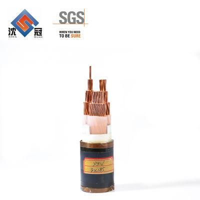 Low Voltage PVC Insulated Power Cable Multi Core Unarmored Power Cable 4 Core 10mm2 Copper Cable