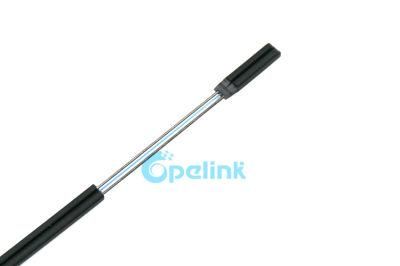 2 Fibers FTTH Bow-Type Metal Strength Member Drop Optical Fiber Cable