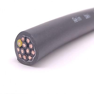 CE TPE Insulated PUR Sheathed Shielded Cable Halogen-Free 300/500V Data Cable