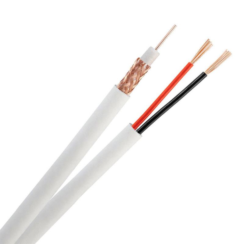 High Quality Factory Supply 75ohm Coaxial Cable Camera Cable CCTV Cable Rg59 Communication Cable with Power Cable