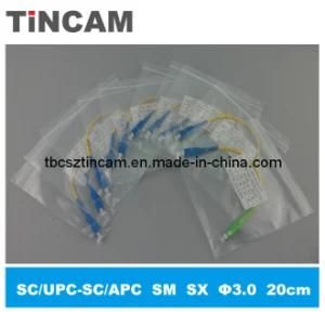 Sc-FC Fiber Optic Patch Cord (SC / PC-FC / PC-SM-SX-3.0mm-2M)
