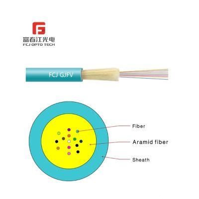 Flame Retardant Duplex and Simplex Fiber Optic Cable Gjfv PVC (LSZH) Jacket