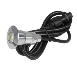 24mm Mini Outdoor LED Step Light Set Under Ground Lamp 18PCS0.3W Lights&3PCS Connection Cable&3PCS30W Transformer