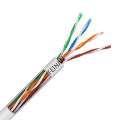 4 Pair Cftv Cable PVC PE Jacket Outdoor UTP Cat5e Cable