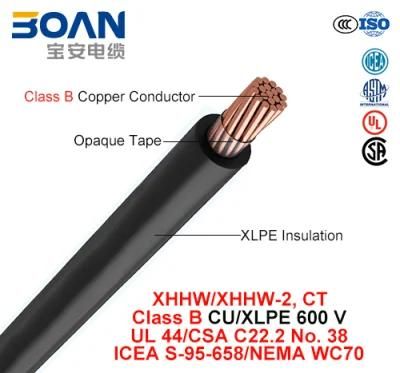 Xhhw/Xhhw-2 CT, Building Wire, 600V, Cu/XLPE (UL 44/CSA C22.2/ICEA S-95-658/NEMA WC70)