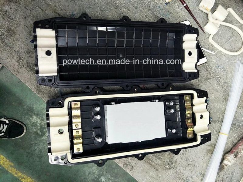 Fiber Optic Stainless Steel Entry Horizontal Type Plastic Splice Closure
