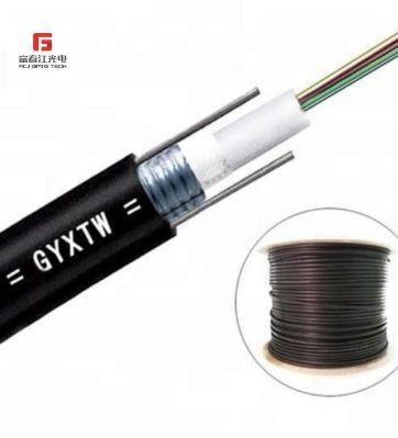 Hydrolysis Resistant Manufacturer Outdoor Armored Single Mode Fiber Optic Cable GYXTW