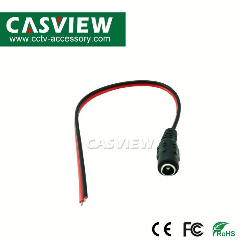 DC Power Female Cable 12V Monitoring Adapter Cord 5.5*2.1mm for CCTV Socket Jack Male Plug LED Power Security Camera Cable