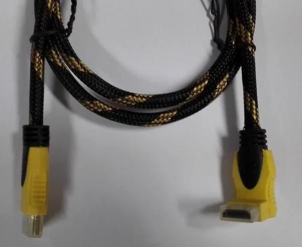 HDMI Cable 1.4V TV Cable Male to Male 90 Degree Plug (HD-013)