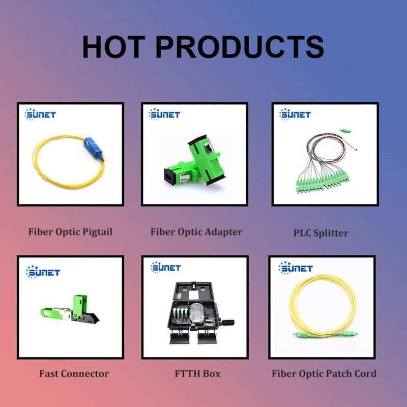 1, 2, 4 Core Self-Suporting FTTH Fibre Optical Cable