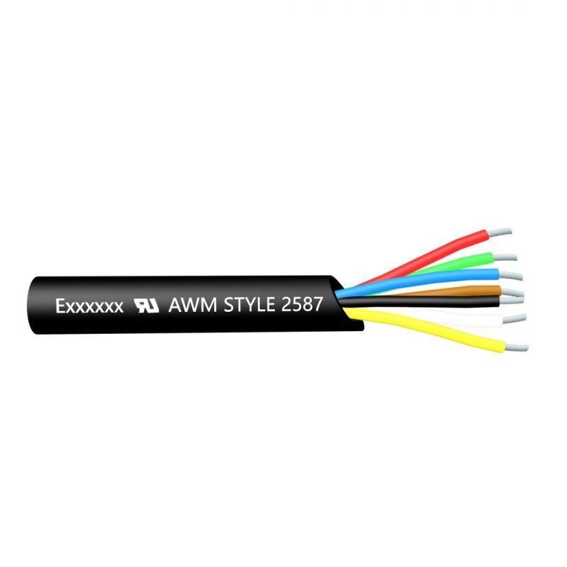 Flame Resistant New Energy Hookup Wire Multi Conductor Cable UL2587