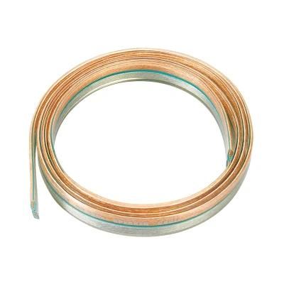 UL Listed Crystal Clear Speaker Cable Wire Bare Copper 100m Roll