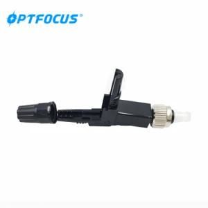 Insertion Loss Less 0.3dB Repeated Use FC/Upc Round Pre-Embeded 55mm Fiber Optic Cable Fast Quick Connector