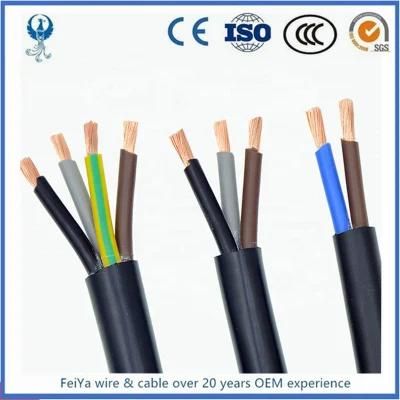 Low Voltage 3X4mm H05rr-F Rubber Cable Muti Core Cable