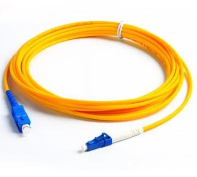 E2000 Jumper Waterproof FTTH Armored Patchcord 3m Duplex Om3 Jumper Sc APC LC Upc FC St E2000 MTP MPO Pigtail Cable Fiber Optic Jumper