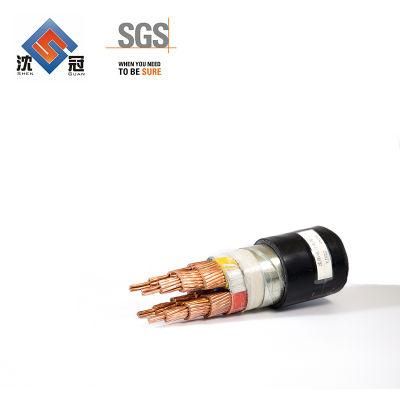 Low Voltage 0.6/1kv 16mm2 XLPE or PVC Insulated Solid Aluminum Copper Conductor Concentric Cable for Power Supplies