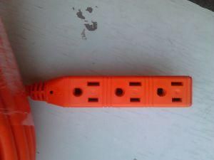 UL 12/3 Sjtw Extension Cord with 3 Outlets
