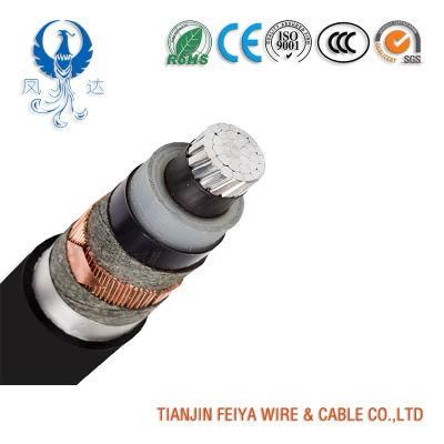 Medium Voltage Underground Aluminum Conductor XLPE Insulated PE Sheathed Aluminum /Copper Wires Screen Direct Burial Aluminum Power Cable