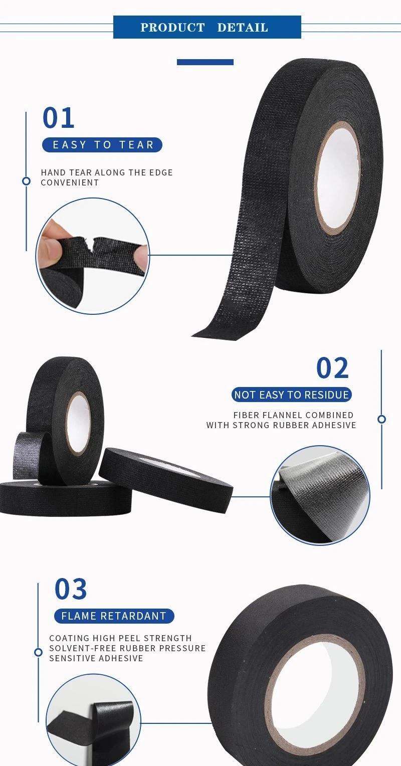 High Quality Automotive Cloth Fleece Insulation Wire Harness Adhesive Tape