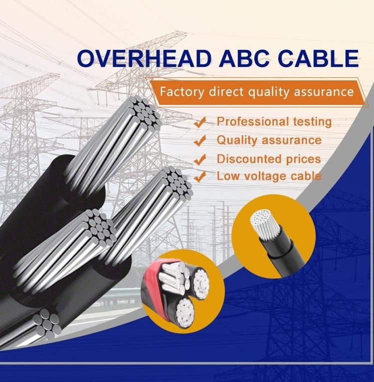 Overhead Electric Transmission Aerial Bundled Cable ABC Cable