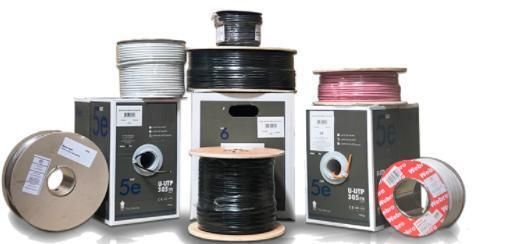 External Shielded Cat5e Outdoor Copper Ethernet Cable FTP Reel 50m