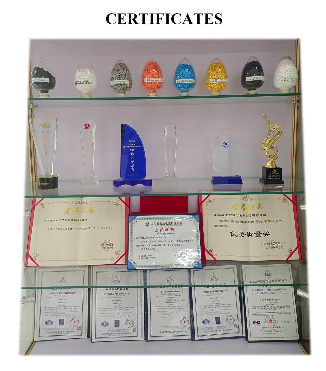 CPR-CCA Ls0h Lsfh Ohls Sheath Material for Optical Fiber Cable