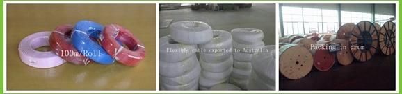 3core PVC Insulated Electric Cable Flat Cable
