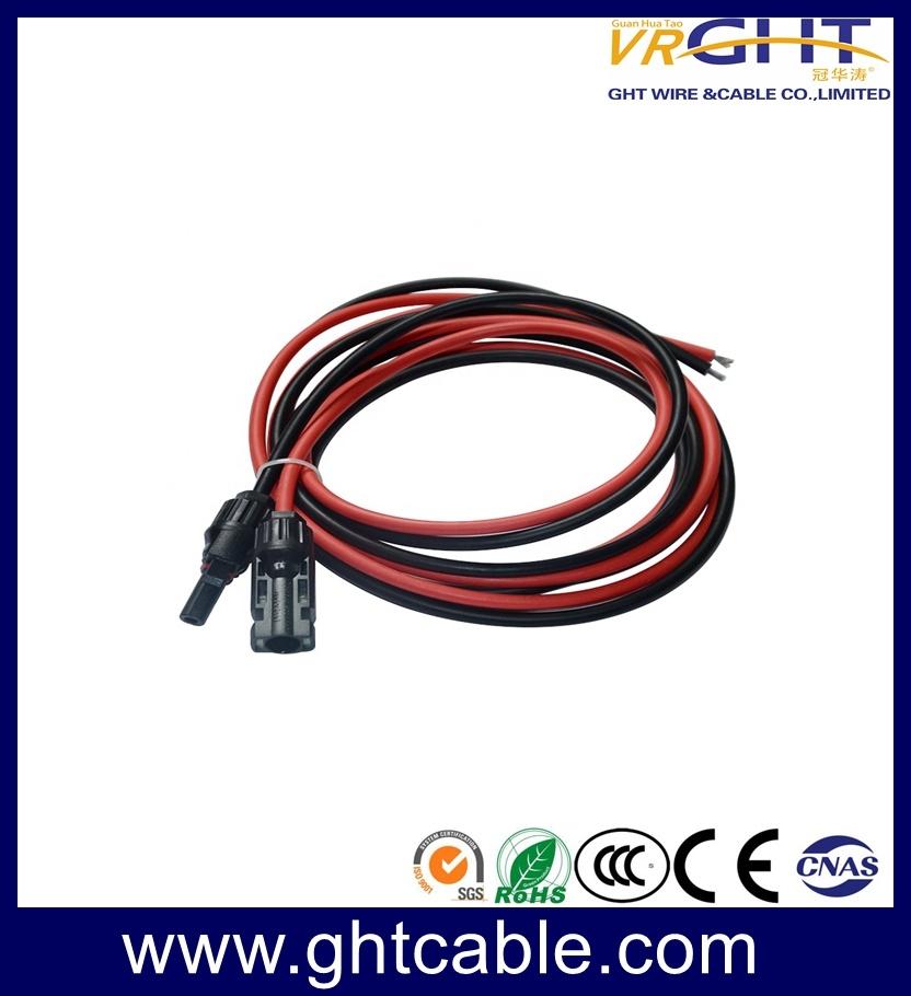 Tinned Copper 4mm2 4 Solar Cable for Solar System PV Cable with Male and Female C4 Connector