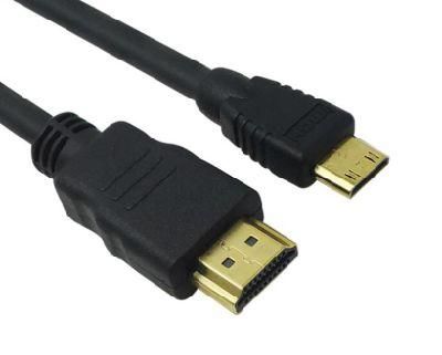 Mini HDMI to Standard HDMI a Male Cable Full HD 1080P, 3D