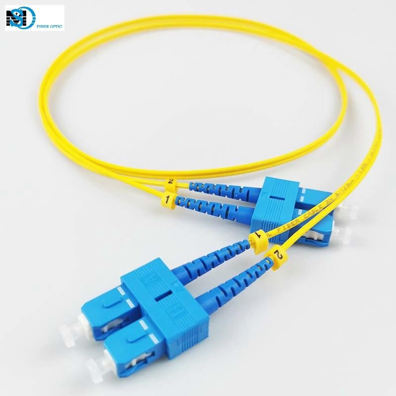 Single Mode 9/125 G652D Duplex Sc/Upc-Sc/Upc Fiber Optic Cable