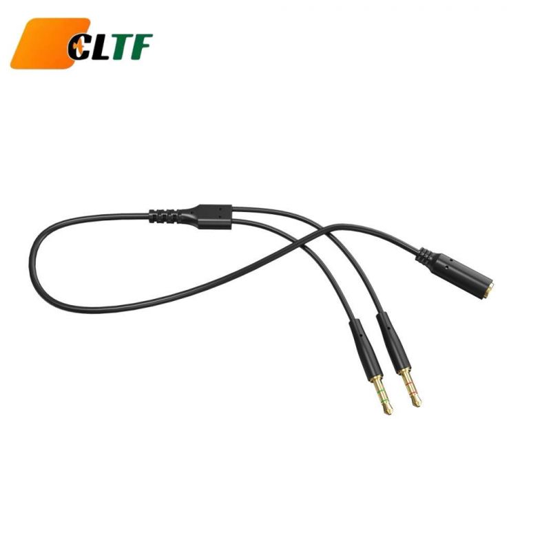 Headset Splitter Cable, Audio Cable Separate Microphone,