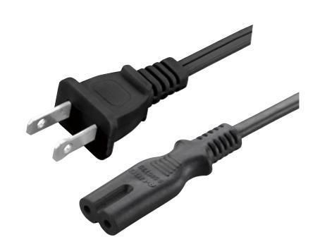 Us Indoor Two Pins Extension Cord