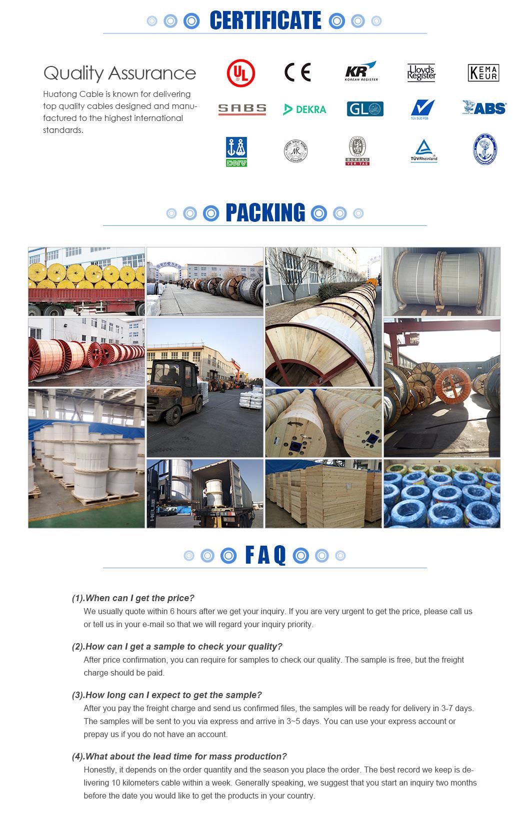 Wire Nmd-90 Electrical Wire cUL Certificate