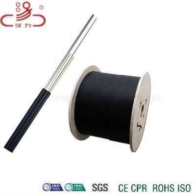 FTTH Drop Wire 4c Fiber Optic Cable / Drop Wire